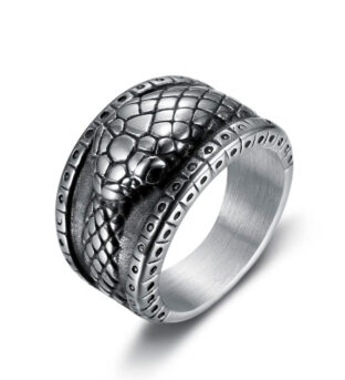 Anillo de acero de serpiente