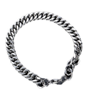 Pulsera eslabones de acero- fuerza y personalidad