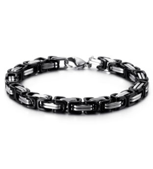 Pulsera acero inoxidable shadow link