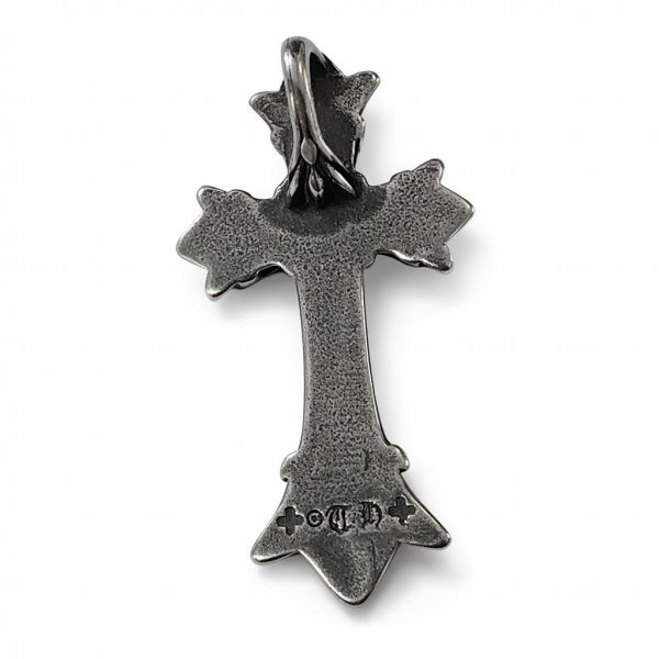 cruz corazon cromado reves