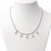 gargantiila perla rosa