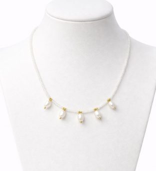 Gargantilla Perla y color