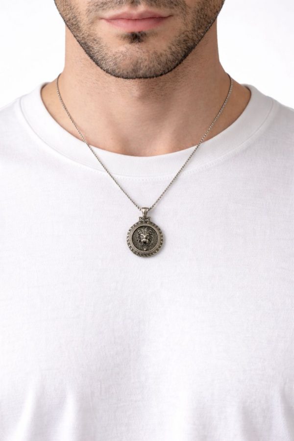 medallon de leon modelo