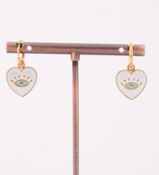 Pendientes corazon te veo