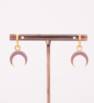 Pendientes con colgante de luna