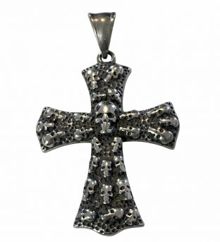 Colgante Cruz Calavera