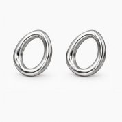 pedientes acero ovalo max