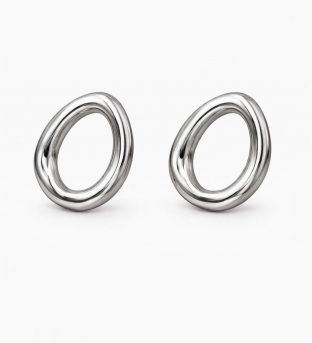 Pendientes acero Ovalo Max