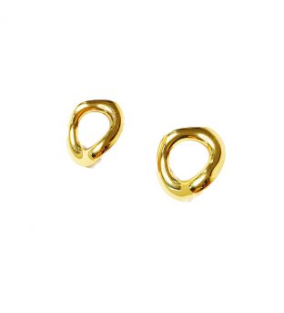Pendientes acero inoxidable circulares