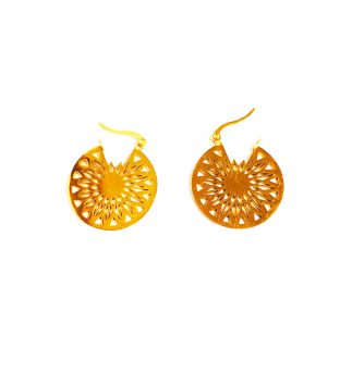 Pendientes Macarena Denisse Sol Dorado