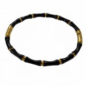 pulsera bambu negra