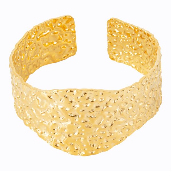 Pulsera acero inoxidable rustica