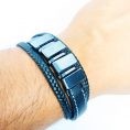 pulseracuero4piedras4