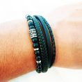 pulsera cuero ecológico