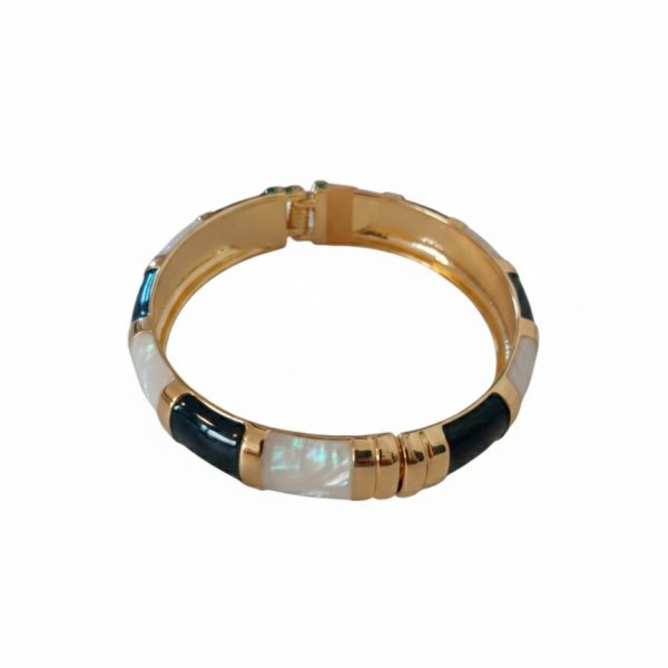 Pulsera acero inoxidable intercalada