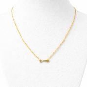 Gargantilla flecha dor