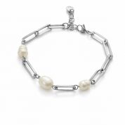 Pulsera de cadena y perlas p