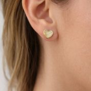 anillo dible corazon modelo