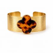 brazalete flor marmol