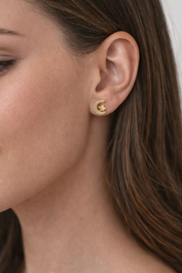 endientes luna estelar modelo endientes luna estelar modelo