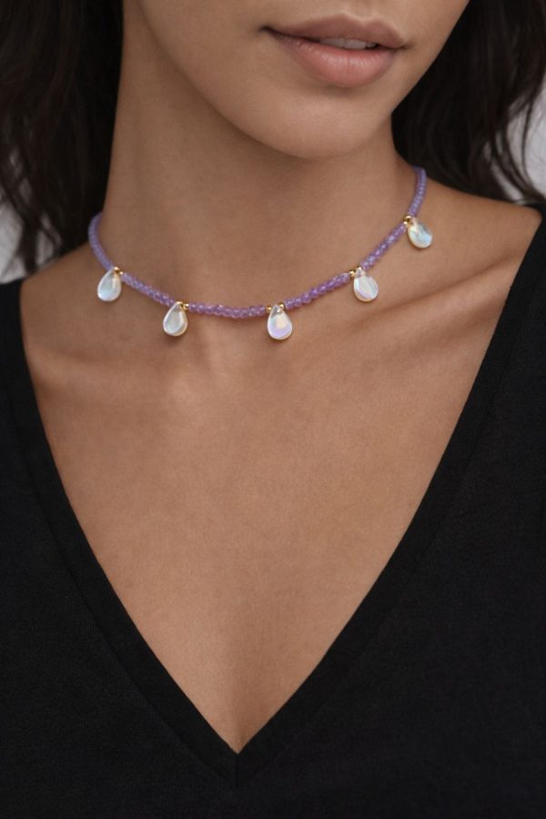 gargantilla bolitas y gota modelo gargantilla bolitas y gota modelo