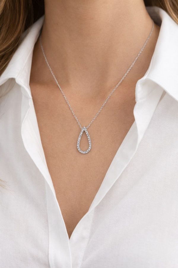 gargantilla lagrima modelo