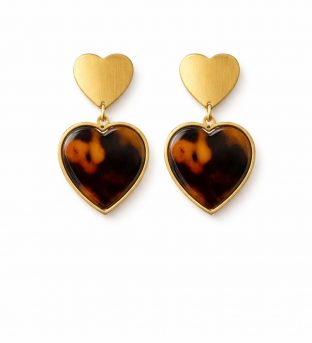 Pendientes Corazón de Marmol