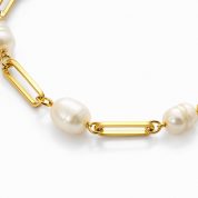 pulsera de cadena y perla close d