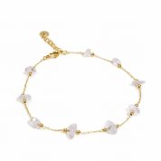 pulsera fina con piedras