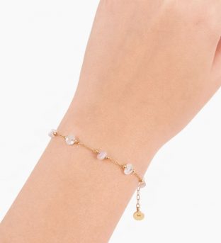 pulsera fina con piedras modelo