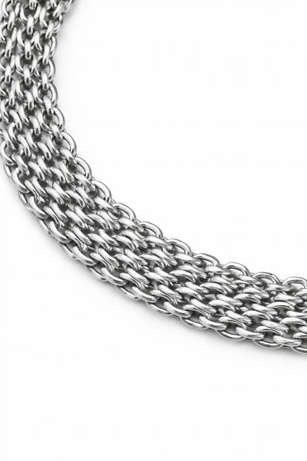 pulsera malla metalica