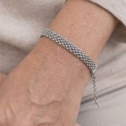 pulsera malla metalica odelo