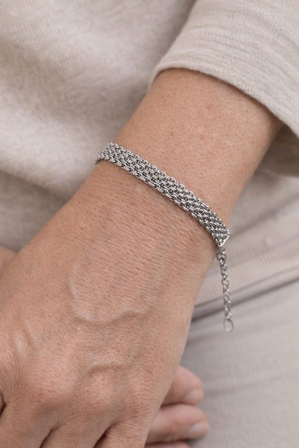 pulsera malla metalica odelo
