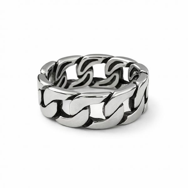 anillo cadena barbada