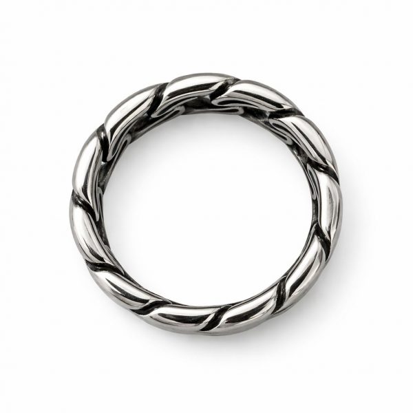 anillo cadena barbada de arriba