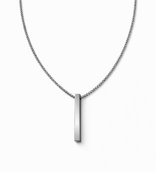 Cadena con colgante de barra