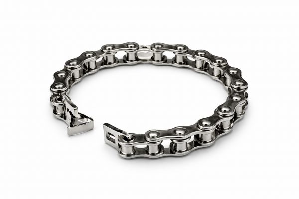 pulsera biker cierre