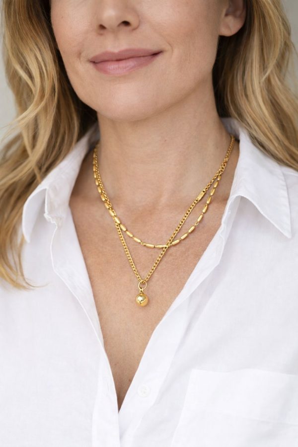 cadena doble con bola modelo